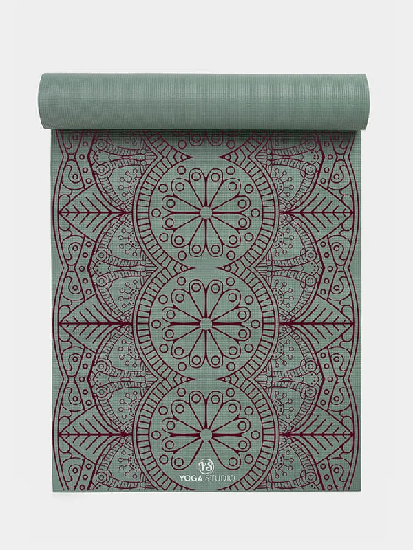 Sage Green Mat - Dew Drop Mandala