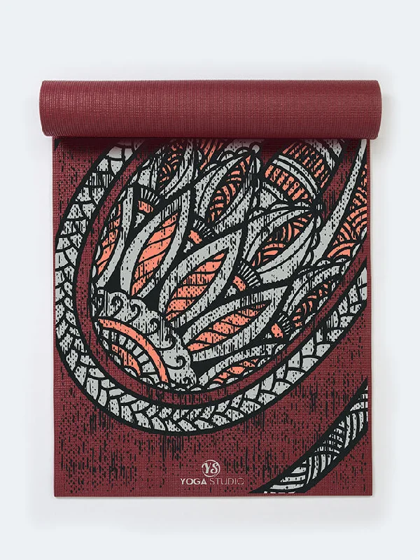 Burgundy Mat - Pepper Paisley