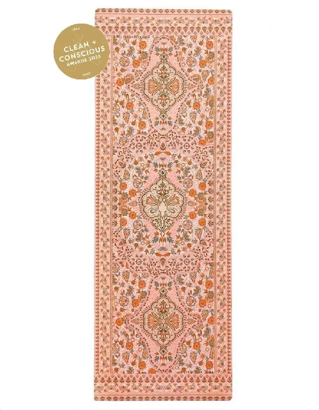 4 mm Salty Peach Yoga Mat + Strap