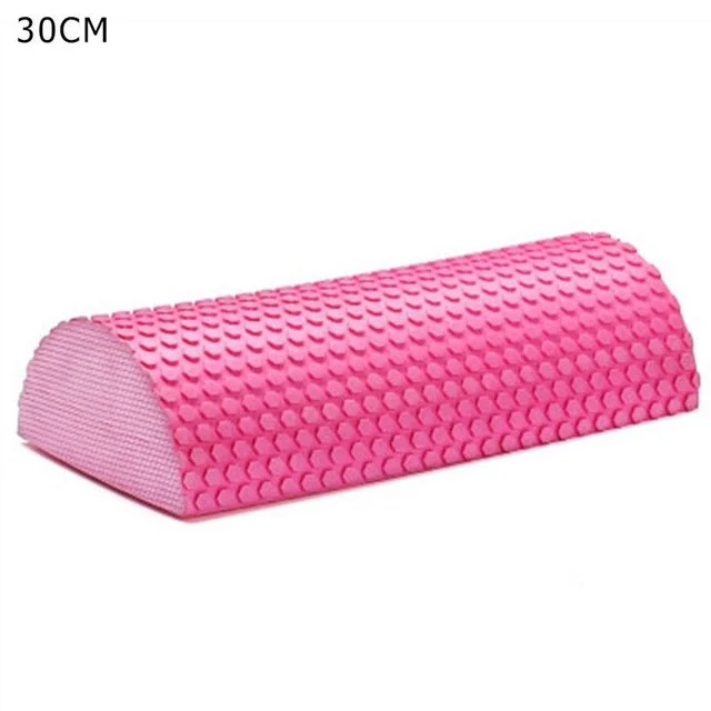 30-45cm Half Round EVA Massage Foam Roller Yoga Pilates Fitness Equipment Balance Pad Yoga Blocks With Massage Floating Point