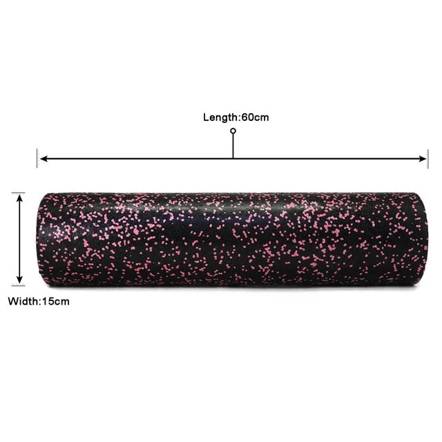 60*15CM High-density Speckle EPP Yoga Foam Roller Pilates Block Gym Body Exercises Fitness Massager Muscle Relaxation