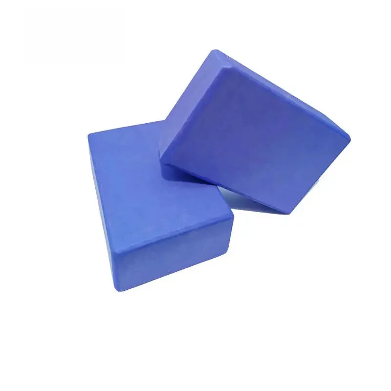 Blue yoga block