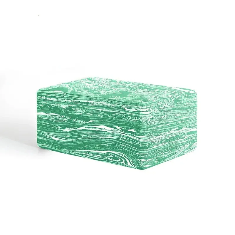 Green yoga block