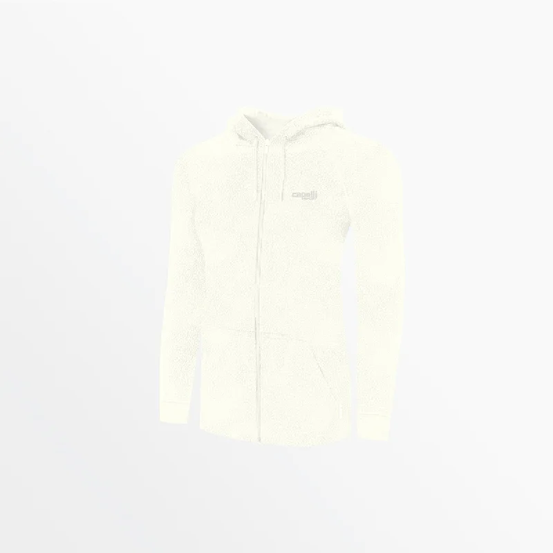 WOMEN'S SHERPA ZIP UP HOODIE