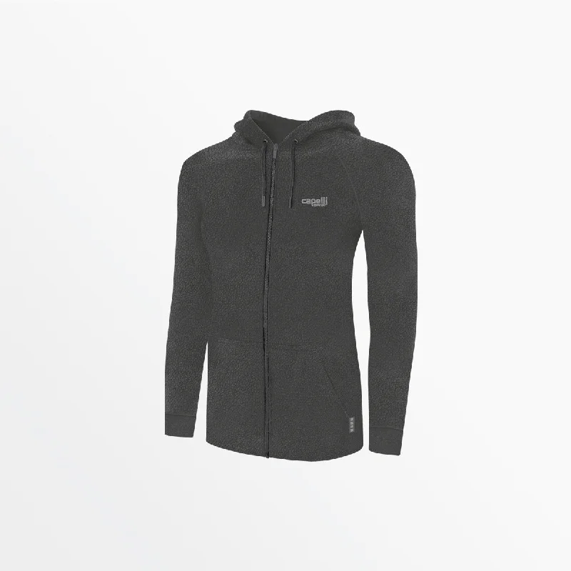 WOMEN'S SHERPA ZIP UP HOODIE