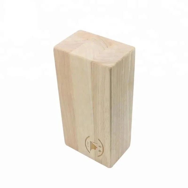 Wooden yoga blocks