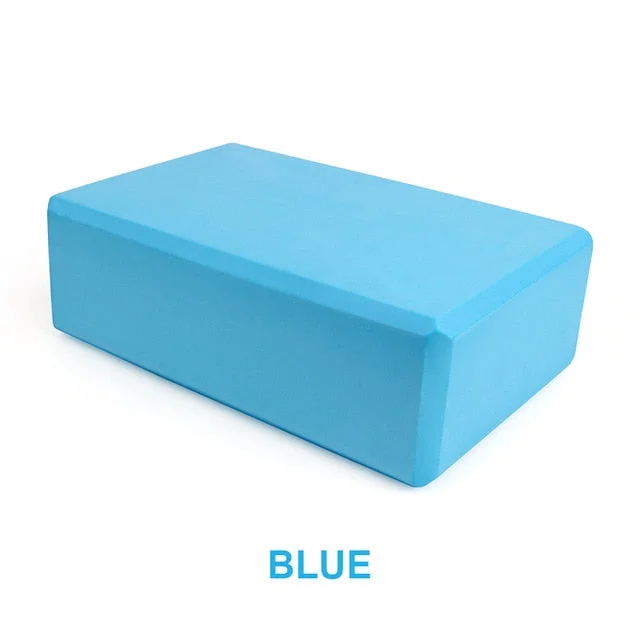 Yoga Block Props Foam Brick Stretching Aid Gym Pilates Yoga Block Exercise Fitness Sport