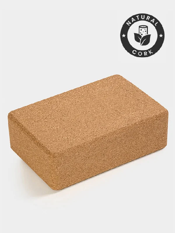 Yoga Studio The Comfortable Large Cork Yoga Block Brick (Unbranded)