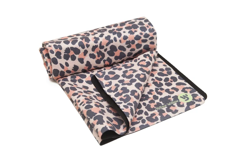 Yoga Towel: BLUSH LEOPARD